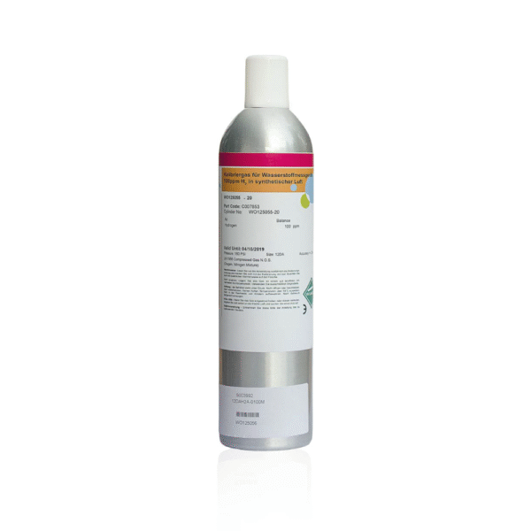 Prüfgasflasche 100 ppm H2 in Luft (12 L)